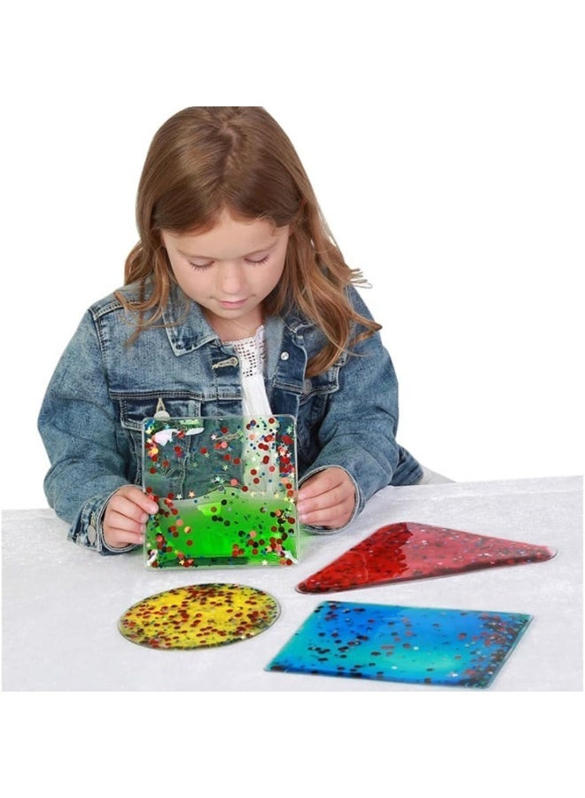 SnuzzleMart Sensory Gel Shape Fidget Toy Set – 6 Pieces Pack - Image 2